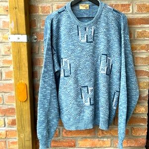 Vintage The Fox Collection pullover wool blend sweater